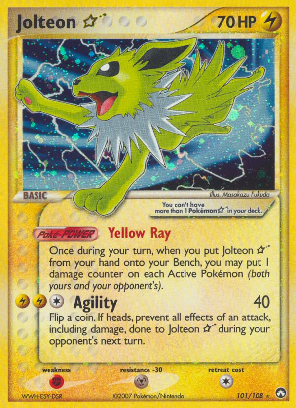 Jolteon Star (101/108) [EX: Power Keepers] | Exor Games Summserside