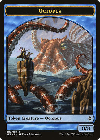 Octopus Token [Battle for Zendikar Tokens] | Exor Games Summserside