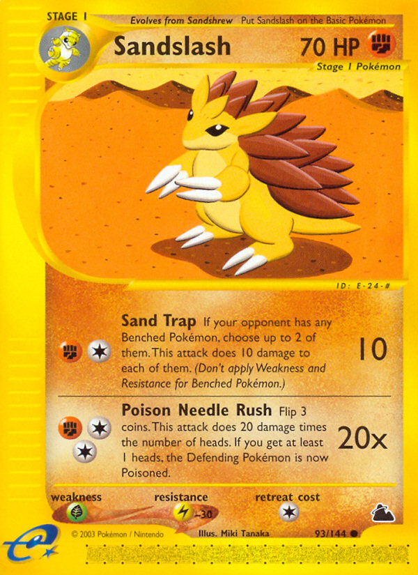 Sandslash (93/144) [Skyridge] | Exor Games Summserside