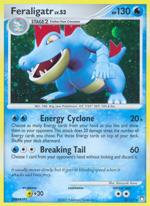 Feraligatr (8/123) [Diamond & Pearl: Mysterious Treasures] | Exor Games Summserside