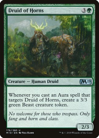 Druid of Horns [Core Set 2019] | Exor Games Summserside