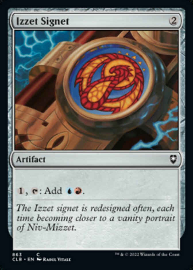 Izzet Signet [Commander Legends: Battle for Baldur's Gate] | Exor Games Summserside