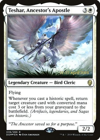 Teshar, Ancestor's Apostle [Dominaria Promos] | Exor Games Summserside