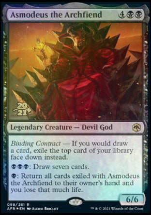 Asmodeus the Archfiend [Dungeons & Dragons: Adventures in the Forgotten Realms Prerelease Promos] | Exor Games Summserside