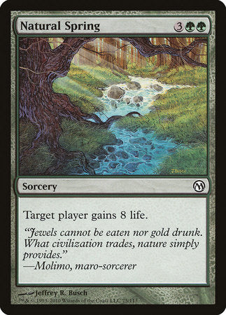 Natural Spring [Duels of the Planeswalkers] | Exor Games Summserside