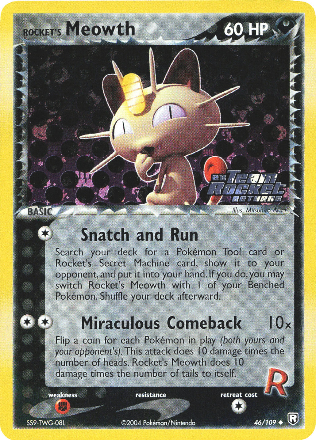 Rocket's Meowth (46/109) (Stamped) [EX: Team Rocket Returns] | Exor Games Summserside