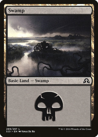 Swamp (289) [Shadows over Innistrad] | Exor Games Summserside