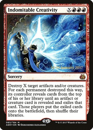 Indomitable Creativity [Aether Revolt Promos] | Exor Games Summserside