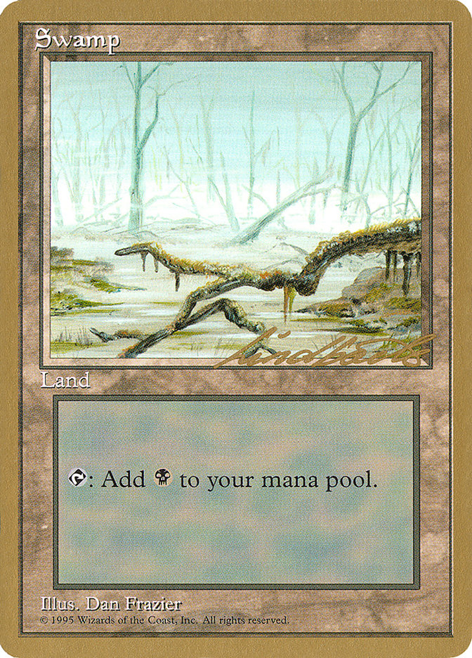 Swamp (ll372) (Leon Lindback) [Pro Tour Collector Set] | Exor Games Summserside