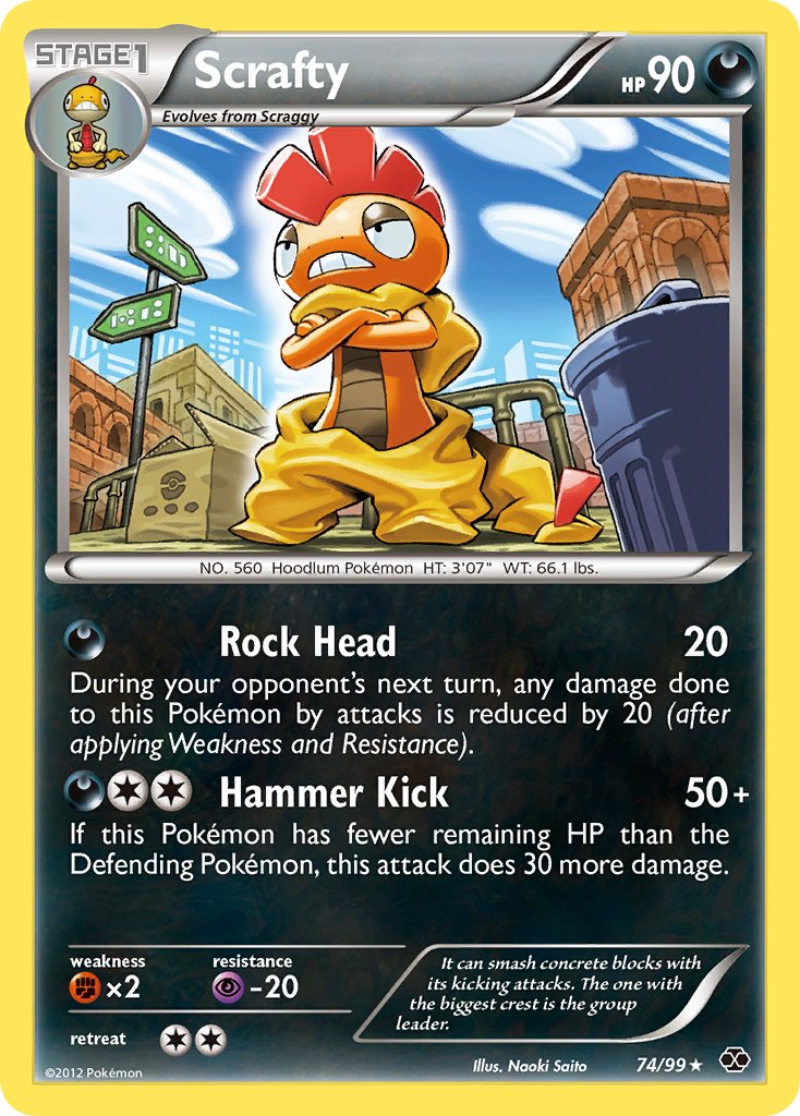 Scrafty (74/99) (Theme Deck Exclusive) [Black & White: Next Destinies] | Exor Games Summserside