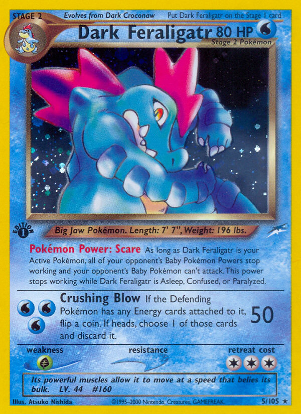 Dark Feraligatr (5/105) [Neo Destiny 1st Edition] | Exor Games Summserside