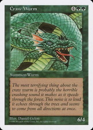 Craw Wurm [Fifth Edition] | Exor Games Summserside