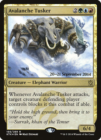 Avalanche Tusker [Khans of Tarkir Promos] | Exor Games Summserside