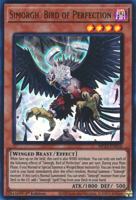 Simorgh, Bird of Perfection [MP23-EN016] Ultra Rare | Exor Games Summserside