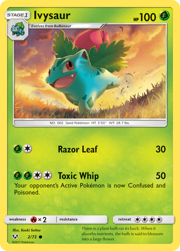 Ivysaur (2/73) [Sun & Moon: Shining Legends] | Exor Games Summserside