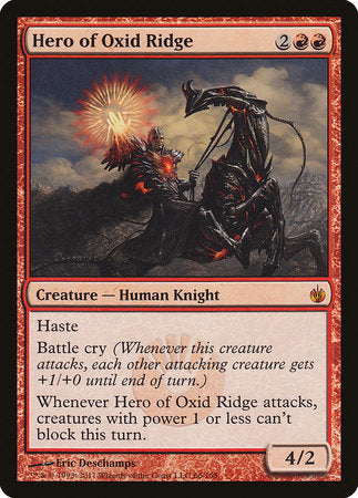 Hero of Oxid Ridge [Mirrodin Besieged] | Exor Games Summserside