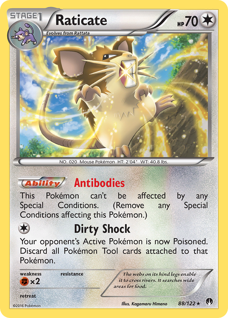 Raticate (88/122) [XY: BREAKpoint] | Exor Games Summserside