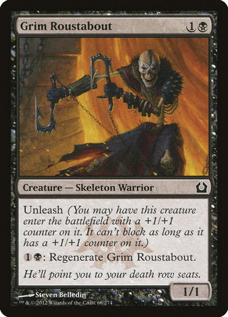 Grim Roustabout [Return to Ravnica] | Exor Games Summserside