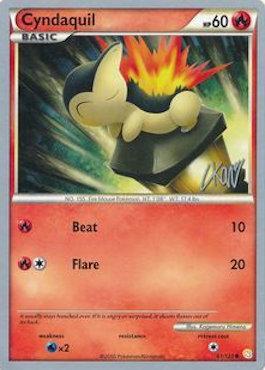 Cyndaquil (61/123) (Reshiphlosion - Christopher Kan) [World Championships 2011] | Exor Games Summserside