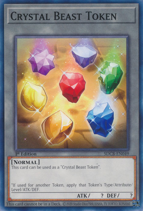 Crystal Beast Token [SDCB-EN049] Common | Exor Games Summserside