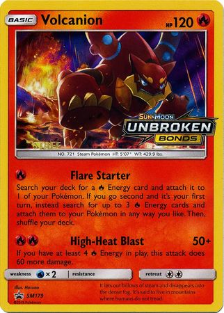 Volcanion (SM179) (Staff Prerelease Promo) [Sun & Moon: Black Star Promos] | Exor Games Summserside