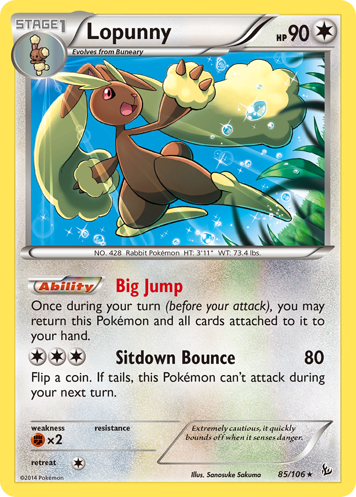 Lopunny (85/106) [XY: Flashfire] | Exor Games Summserside