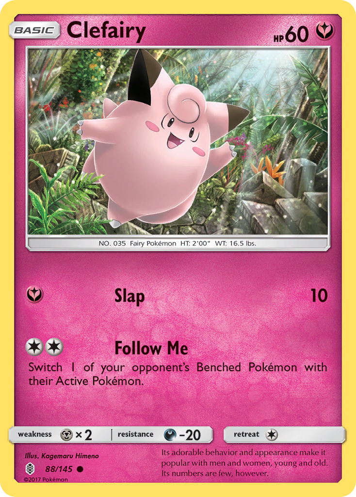 Clefairy (88/145) [Sun & Moon: Guardians Rising] | Exor Games Summserside