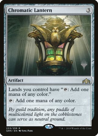 Chromatic Lantern [Guilds of Ravnica Promos] | Exor Games Summserside