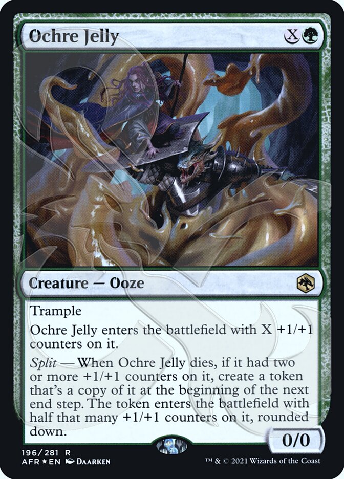 Ochre Jelly (Ampersand Promo) [Dungeons & Dragons: Adventures in the Forgotten Realms Promos] | Exor Games Summserside