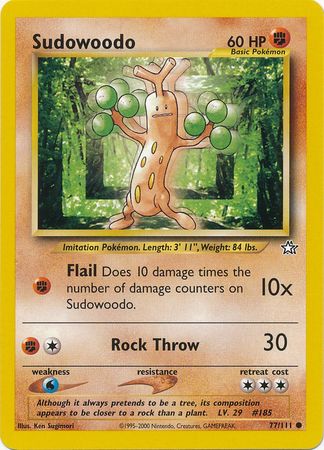 Sudowoodo (77/111) [Neo Genesis Unlimited] | Exor Games Summserside