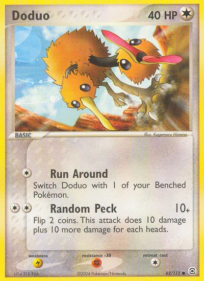 Doduo (62/112) [EX: FireRed & LeafGreen] | Exor Games Summserside