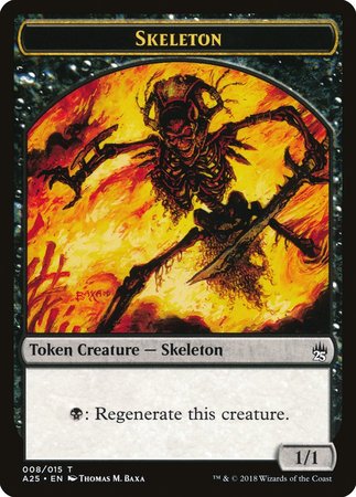 Skeleton Token (008) [Masters 25 Tokens] | Exor Games Summserside