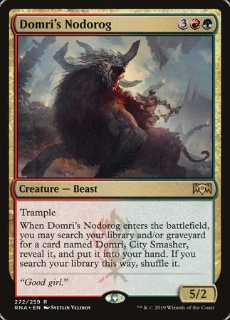 Domri's Nodorog [Ravnica Allegiance] | Exor Games Summserside