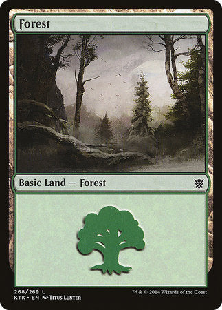 Forest (268) [Khans of Tarkir] | Exor Games Summserside