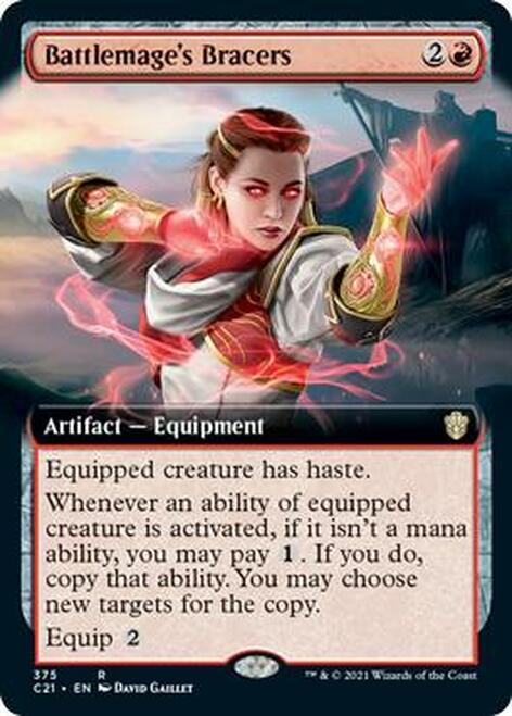 Battlemage's Bracers (Extended) [Commander 2021] | Exor Games Summserside