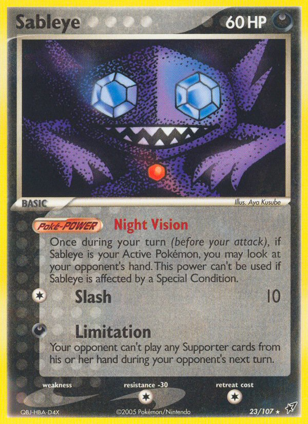 Sableye (23/107) [EX: Deoxys] | Exor Games Summserside