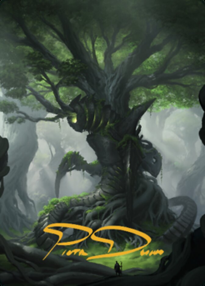 Forest Art Card (Gold-Stamped Signature) [The Brothers' War Art Series] | Exor Games Summserside