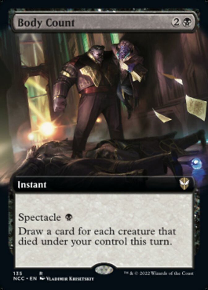 Body Count (Extended Art) [Streets of New Capenna Commander] | Exor Games Summserside