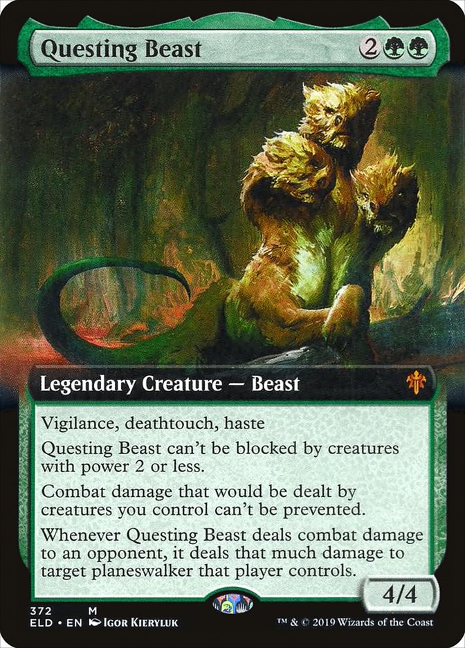 Questing Beast (Extended Art) [Throne of Eldraine] | Exor Games Summserside