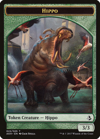 Hippo Token [Amonkhet Tokens] | Exor Games Summserside