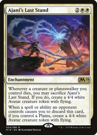 Ajani's Last Stand [Core Set 2019] | Exor Games Summserside