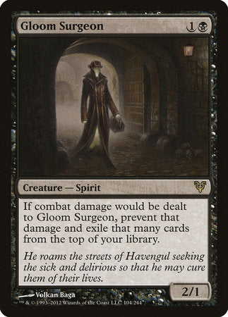 Gloom Surgeon [Avacyn Restored] | Exor Games Summserside