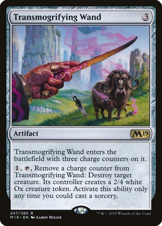 Transmogrifying Wand [Core Set 2019] | Exor Games Summserside