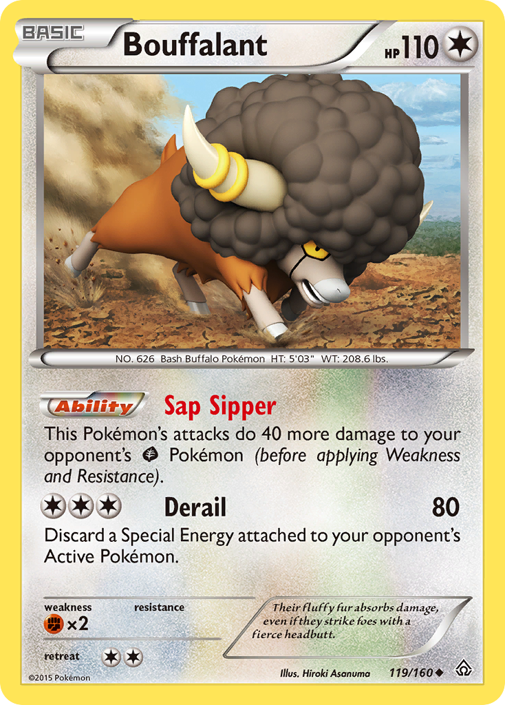 Bouffalant (119/160) [XY: Primal Clash] | Exor Games Summserside