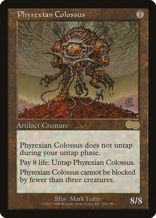 Phyrexian Colossus [Urza's Saga] | Exor Games Summserside