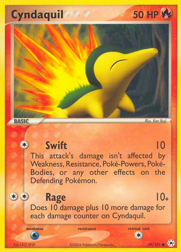 Cyndaquil (59/101) [EX: Hidden Legends] | Exor Games Summserside