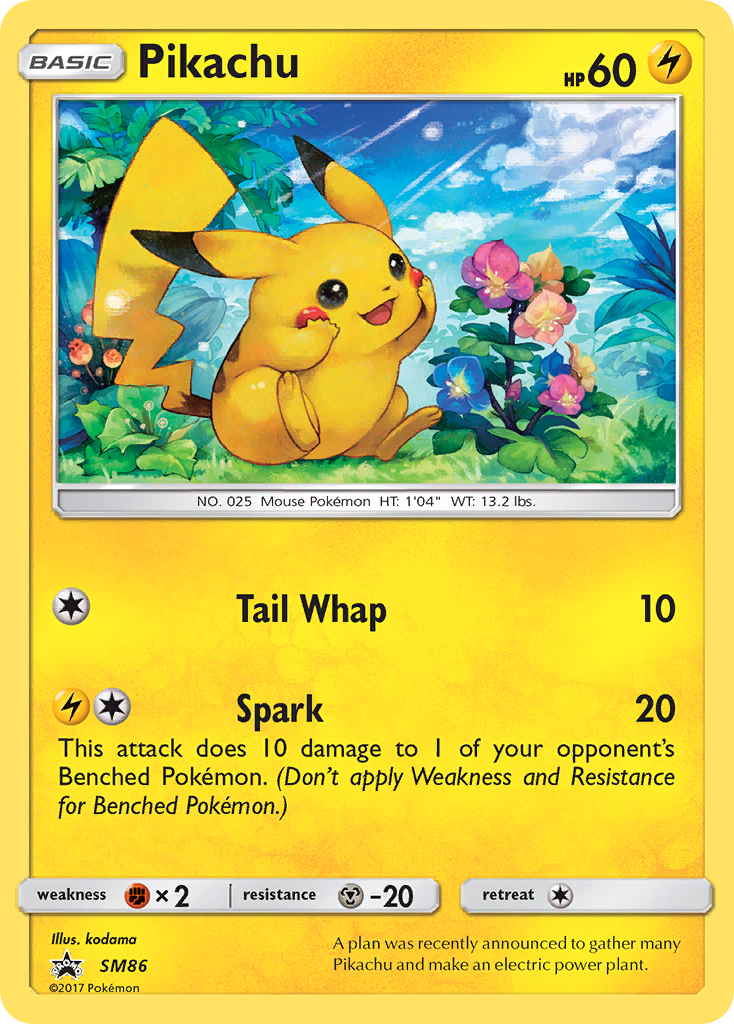 Pikachu (SM86) [Sun & Moon: Black Star Promos] | Exor Games Summserside