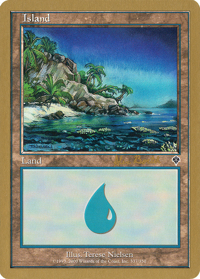 Island (ab337) (Alex Borteh) [World Championship Decks 2001] | Exor Games Summserside