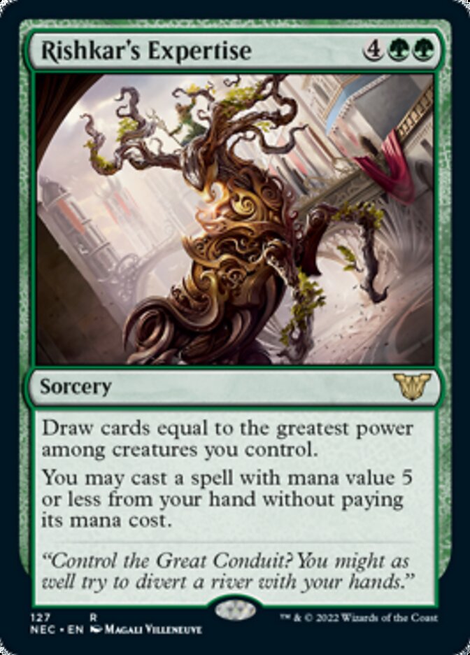 Rishkar's Expertise [Kamigawa: Neon Dynasty Commander] | Exor Games Summserside