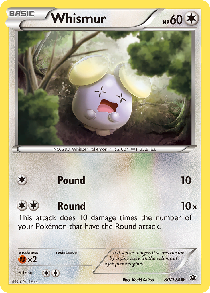 Whismur (80/124) [XY: Fates Collide] | Exor Games Summserside